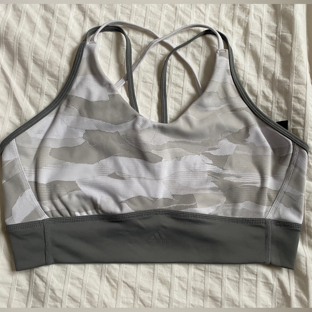 Adidas camo sports bra